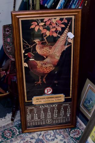 Pheasant calendar