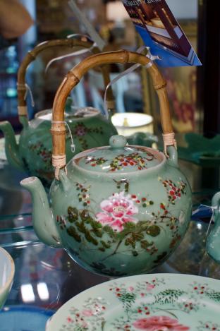 Celadon teapot