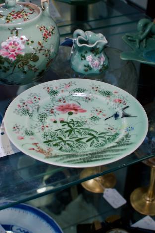 Celadon plate