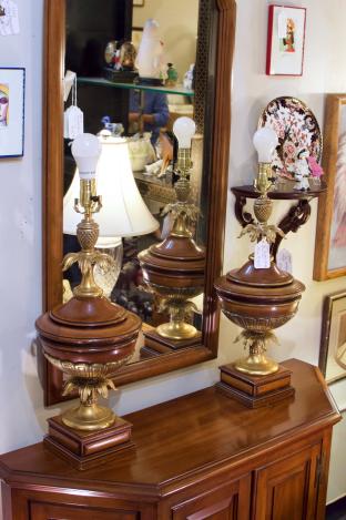 Vintage Steiffel lamps - beautiful!