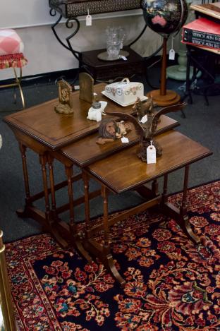 Vintage Brandt set of 3 nesting tables