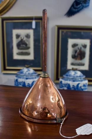 19th century French copper funnel