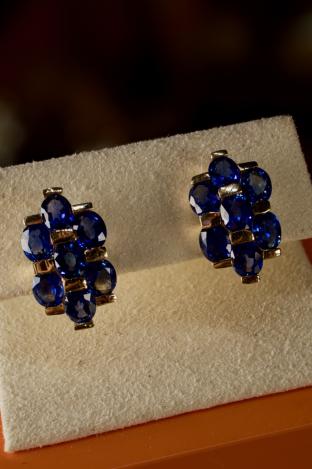 Sapphire earrings