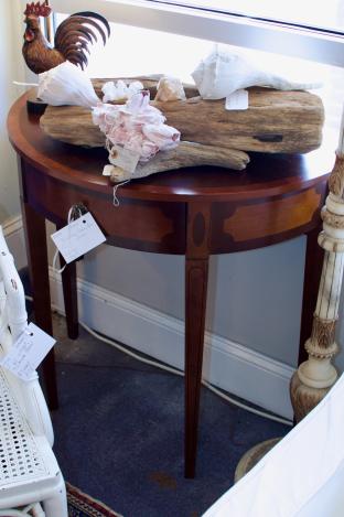 Bombay demi lune table