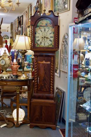Scottish grandfather clock circa 1820
