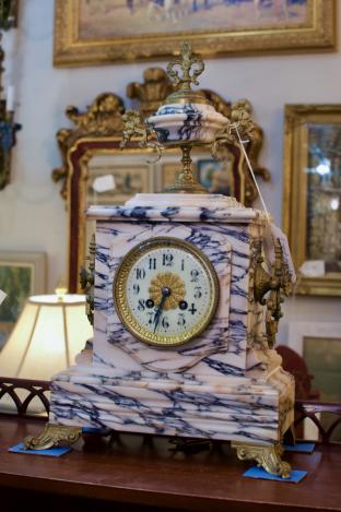 French marble clock