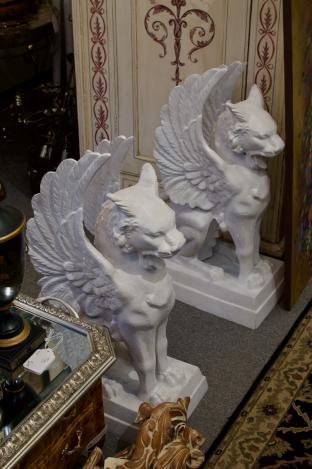 Pair of griffons for your garden or porch