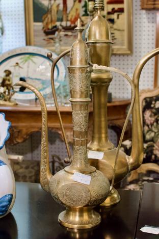 Brass Turkish teapot