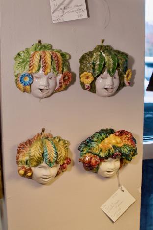 Set of 4 Italian masks - 4 seasons