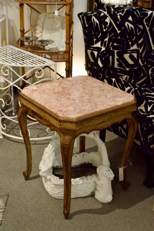 Marble table - one of pair
