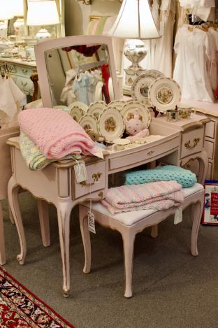 French provincial vanity