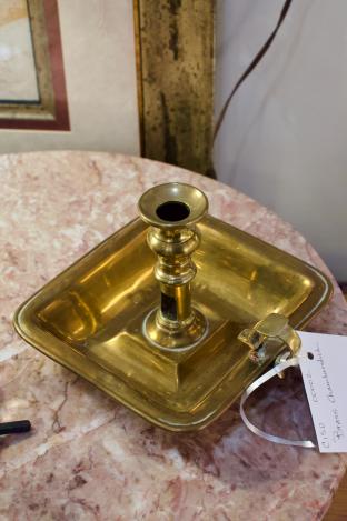 Brass chamberstick
