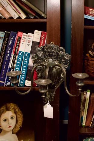 English hallmark candle holders