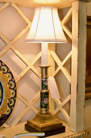 Small cloisonne lamp