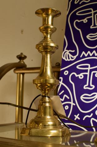 Vintage brass candlestick