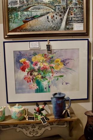 Modern impressionist original watercolor