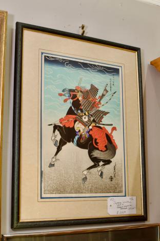 Japanese wood block print