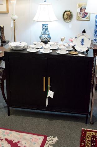 Black 2 door chest