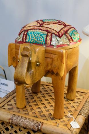 Solid elephant stool