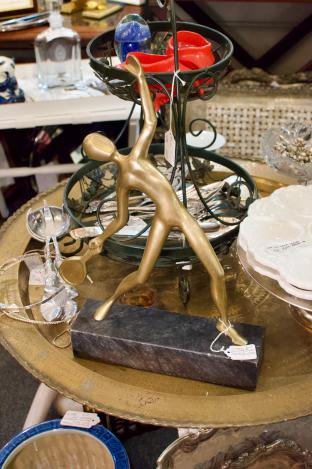Vintage mid century brass sculpture