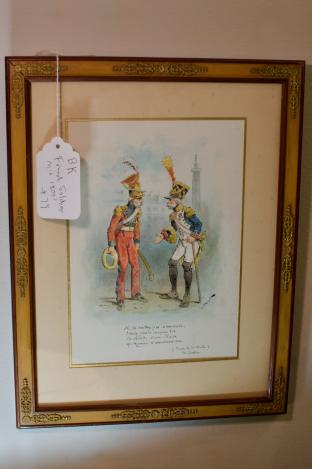 French soldiers art - mid 1800s