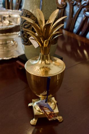 Brass decorative pineapple