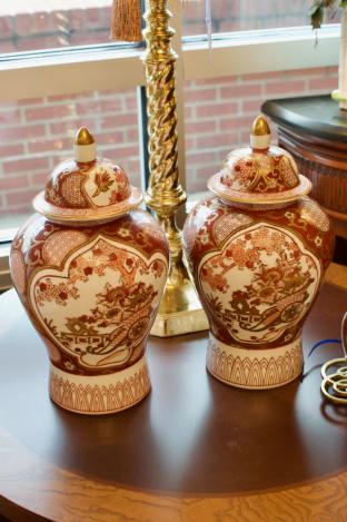 Pair of Imari jars