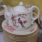 Vintage Asian tea pot - bird