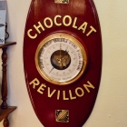 Vintage French “Revillon” (chocolate) barometer
