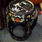 Chinoiserie seat w/ inlay