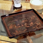 Chinoiserie painted tray