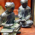 Bookends man w/ abacus