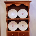 Vintage fine quality cherry cabinet