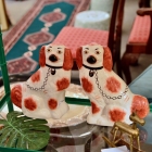 Pair of Staffordshire dogs