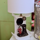 Vintage Asian swing lamp