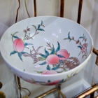 Large Asian decorative bowl