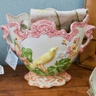 Vintage beautiful hand painted ceramic bowl
