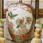 Decorative Asian ginger jar