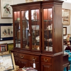 Link Taylor mahogany china cabinet or library cabinet