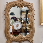 Antique palm mirror