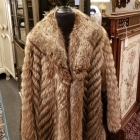 3/4 length fur coat