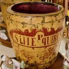 Antique French wine barrel