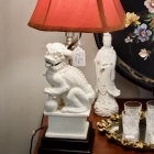 Foo dog lamp