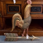 Rooster - wood carved