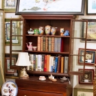 Antique mahogany secretary bookcase