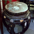 Asian drum form table / pedestal