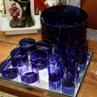 Cobalt blue - 6 glasses, 6 bowls, large bowl - set