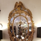 Gilt Eagle topped Mirror