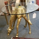 Gold Giraffe Table