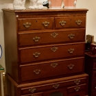 Banded inlay chest of drawers